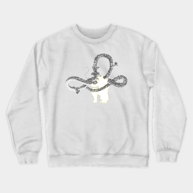 Wishing Dragon 2 Crewneck Sweatshirt by Darkwolf099_Designs